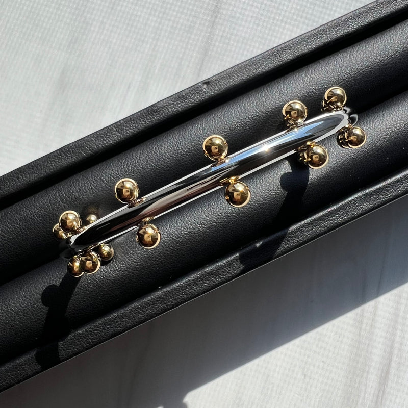Misa Two-Toned Cuff Bracelet