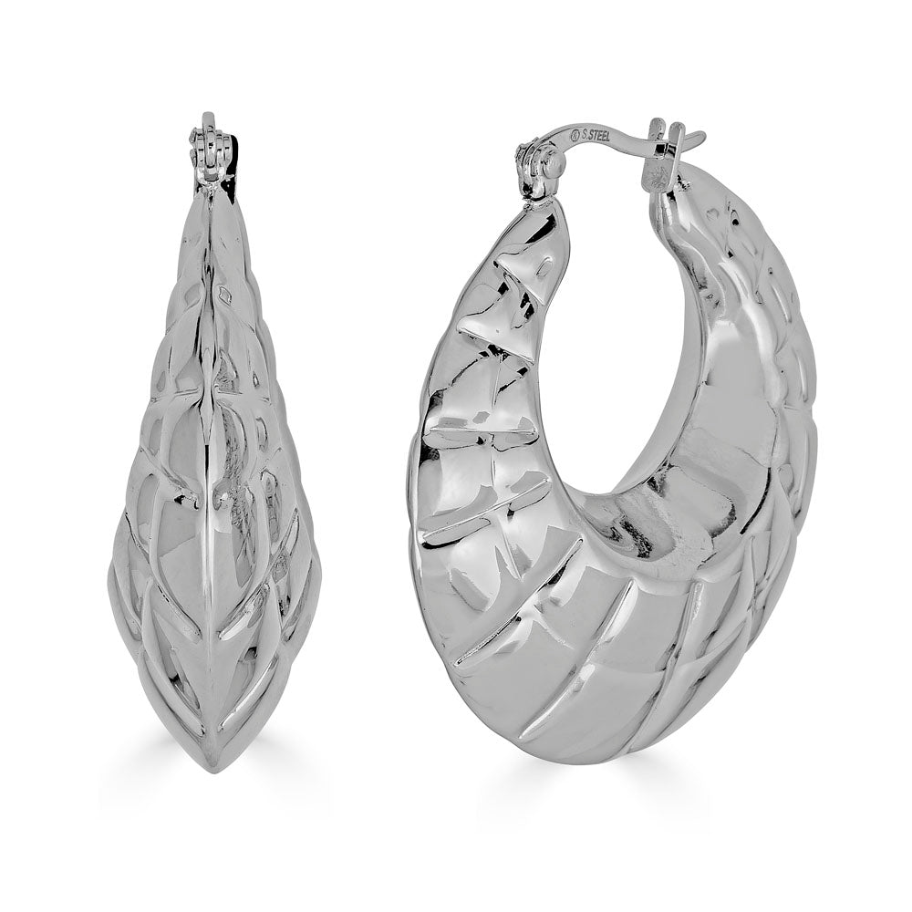 牡丹ᑦᑋᵃᵑ*୨୧*˚·♡ Ashanti Hoop Earrings – JxALLURE