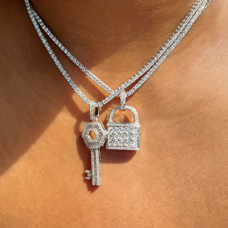 Key Tennis Necklace