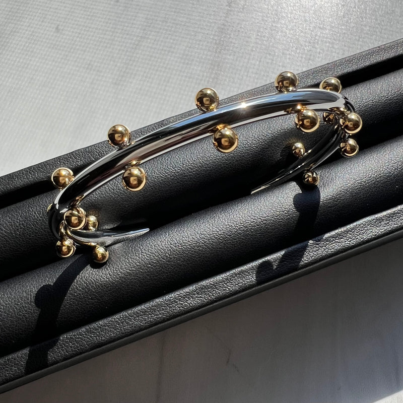 Misa Two-Toned Cuff Bracelet
