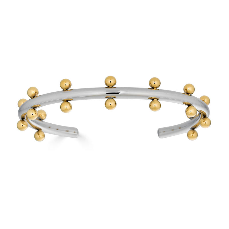 Misa Two-Toned Cuff Bracelet