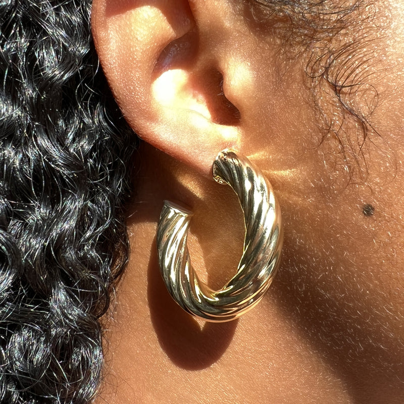 Mini Taylor Hoop Earrings