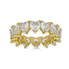 Heart Gold Eternity Ring